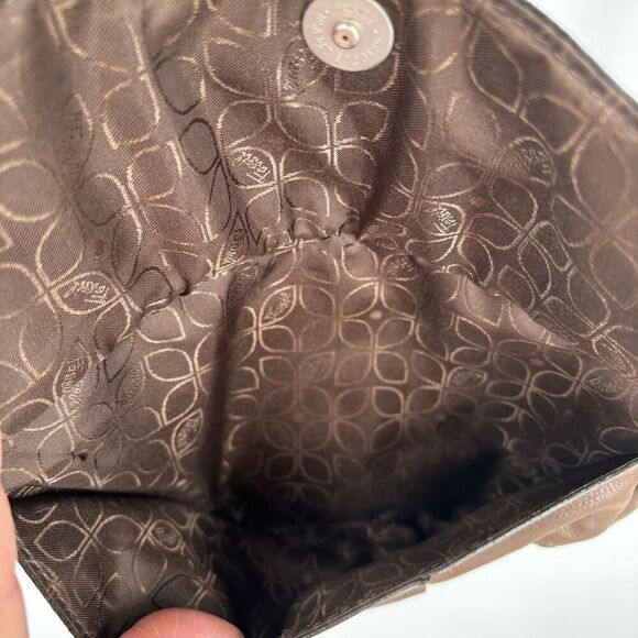 Fossil Crosstown Vintage Pebbled Leather Crossbody Bag Brown - Picture 11 of 14